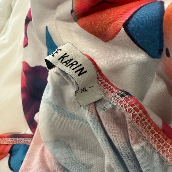 Grace Karin Strapless Floral Maxi Dress - Pink and Blue - Picture 5 of 6